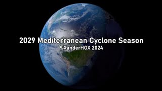 2029 Hypothetical Mediterranean Cyclone Season Animation [upl. by Assirok]