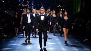 DolceampGabbana FallWinter 201718 Mens Fashion Show [upl. by Ymme]