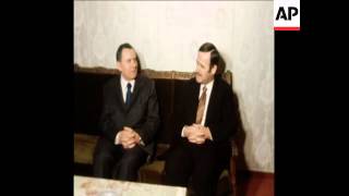 SYND 2374 PRESIDENT ASSAD MEETS GROMYKO IN DAMASCUS [upl. by Starla126]