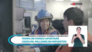 ⏯️MINEMinforma  Pampa de Pongo traerá más inversiones y más [upl. by Whyte]