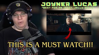 THIS IS A MUST WATCH  Joyner Lucas quotBest For Me feat Jelly Rollquot REACTION [upl. by Xad]