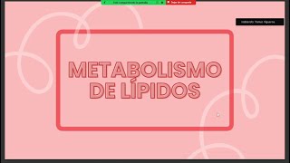 METABOLISMO DE LIPIDOS [upl. by Akired]