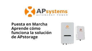 Webinar APsystems Puesta en Marcha Aprende cómo funciona la solución de APstorage [upl. by Eissac]