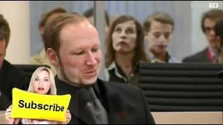 Anders Behring Breivik  SMILING IN COURT HD [upl. by Carita]