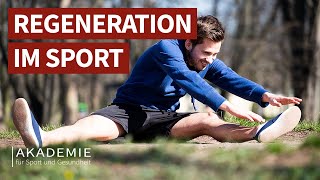 ASG erklärts Regeneration im Sport  Regenerationszeit  Superkompensation  Trainingsroutine [upl. by Klina]