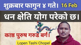 शुक्रबार फागुन ४ गते २०८० । 16 Febuary 2024 धन क्षेति योग।  Lopen Tashi Chopel [upl. by Nicolas]