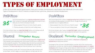 Types of Employment [upl. by Htomit]