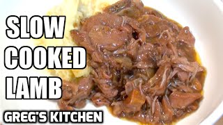 HOW TO MAKE SLOW COOKED LAMB  Gregs Kitchen [upl. by Clayborne]