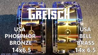 GRETSCH Usa Phosphor Bronze VS Usa Bell Brass [upl. by Skyler]