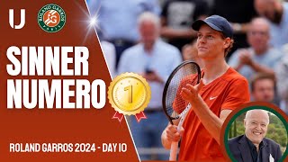 Roland Garros Scanagatta quotGiornata storica per il tennis italiano Jannik Sinner è numero 1quot [upl. by Ettenotna]