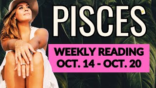 PISCES  weekly  Oct 14  Oct 20 🎃 quotSomething happens this week that changes your life FOREVERquot [upl. by Lancelot]