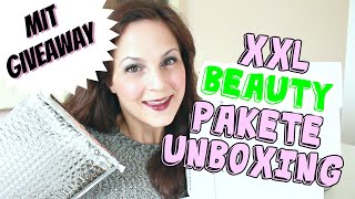 XXL Beauty Pakete Unboxing mit Giveaway  The Body Shop Biodroga LOréal Paris Hypoallergenic [upl. by Melda]