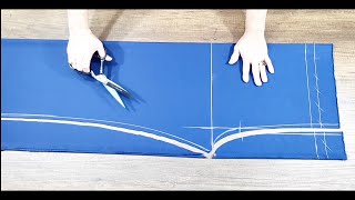 Very Easy Trousers Cutting And Sewing How To Sew Trousers [upl. by Amadeo]