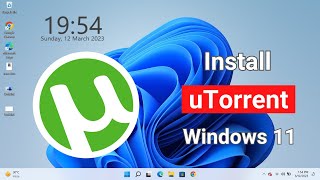 How to Download and Install uTorrent in Windows 11 [upl. by Hehre]