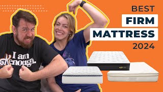 Best Firm Mattress 2024  Our Top 8 Picks UPDATED [upl. by Karie]