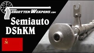 Semiauto DShKM quotDushkaquot in 50 Browning [upl. by Sylirama298]