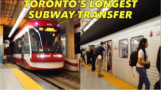 Streetcar To Subway From The 510 Spadina To Line 1 amp Transferring To Line 2  Toronto Transit Ride [upl. by Ewolram876]