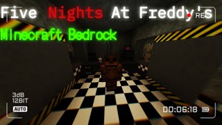 Jugue FNAF En Minecraft Bedrock Male Sal [upl. by Notsnarc]