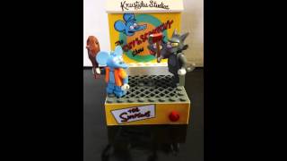 Itchy and Scratchy Custom Lego Minifigure Display [upl. by Chere]