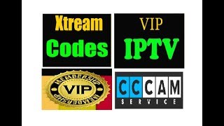 VIP  XTREAM CODES  IPTV  CCCAM [upl. by Catherina]