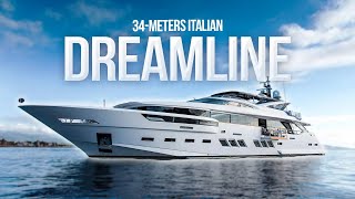 Dreamline Yacht 35 Meter Walkthrough [upl. by Sabanrab994]