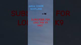 POLICE CHASE SCOTLAND ontherun fugitive police policedog germanshepherd [upl. by Nitz]