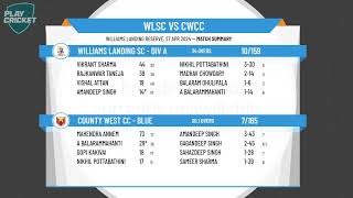 Melbourne Cricket Association  West  T35Div AWilliams Landing SC  Div A v County West CC  Blue [upl. by Rawley]