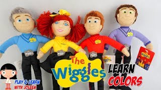 The Wiggles Plush Doll Kids Toy  Learning Colors Song for Children [upl. by Ahswat]