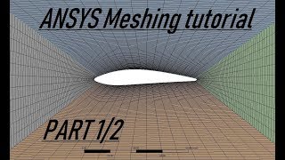 ANSYS Meshing tutorial  How to create structured hexahedral mesh for Airfoil PART 12 [upl. by Eesak655]