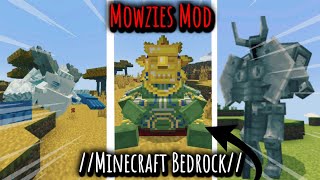 🔴Mowzie´s Mod Para Minecraft PE  Minecraft Bedrock  Mowzies Mod [upl. by Cranston]