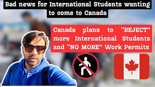 Canada shocking major updates for Students amp Spouses 🇨🇦 Work Permit Banned for Students  Srk Vlogz [upl. by Salchunas962]