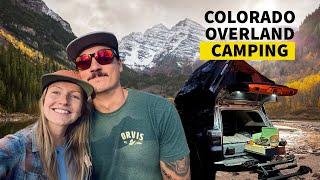 4Runner Camping in Colorado  Toyota Overland Build Adventure [upl. by Lamson747]