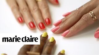 3 Nail Colors That Are Perfect For Your Skin Tone  Marie Claire  Revlon [upl. by Bealle]