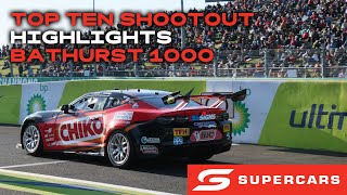 Top Ten Shootout Highlights  Repco Bathurst 1000  2024 Repco Supercars Championship [upl. by Yecnuahc]