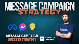 Facebook ads message campaign strategy  Facebook ads message campaign video [upl. by Gunas]