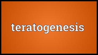 Teratogenesis  General Embryology  Anatomy [upl. by Sherwin]