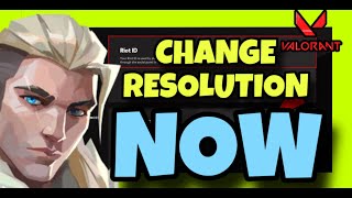 How To CHANGE RESOLUTION in VALORANT ✅ 2024 GUIDE  STRETCHED RESOLUTION [upl. by Allemat]