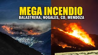 Mega INCENDIO en Balastrera Nogales Mendoza [upl. by Zita870]