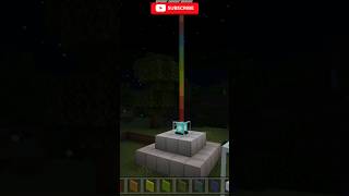 ADVANCE BEACON BEAM BUILD IN MINECRAFTshorts tipsandtricks minecraft gaming speedbuild pro [upl. by Abdul]