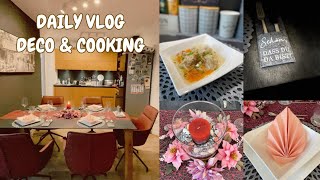 Daily Vlog dining table decoration menjamu tamu bikin wantan sup dan cerita2irtfoodbersyukur [upl. by Nohtiek100]