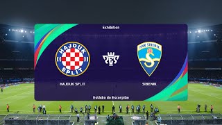 HNK Hajduk Split vs HNK Šibenik 24052023 Final Croatian Cup  Hrvatski kup PES 2021 [upl. by Hawker845]