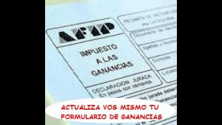 Actualiza en AFIP tu Formulario 572 de Ganancias [upl. by Yelkao]