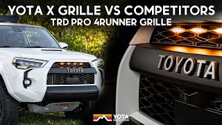 YotaX TRD PRO 4Runner Grille VS Competitors [upl. by Alegnaoj]