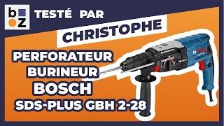 Perforateur burineur Bosch SDSPlus GBH 228 F0611267600  Test et avis [upl. by Alba930]