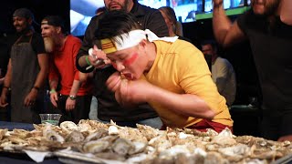 7th Annual High West Oyster Eating Competition video clip [upl. by Liahcim]