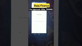 Bajaj Finserv Preapproved Offer EMI Loan Bajaj Finance 39 Mont Tenure ₹50000 loans Bajaj nbfc [upl. by Ramos575]