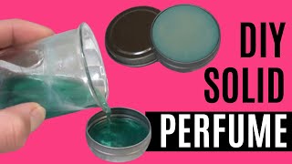 DIYSolid Perfume Recipe Without Beeswax [upl. by Lashonda]