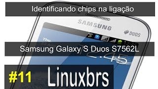 Samsung Galaxy S Duos GT  S7562  Recebendo ligação e identificando os chips  PORTUGUÊS [upl. by Morly]