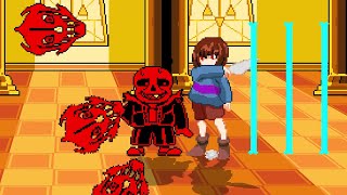 UFSans vers VS Frisk Sans VS Frisk Undertale MUGEN [upl. by Peednas]