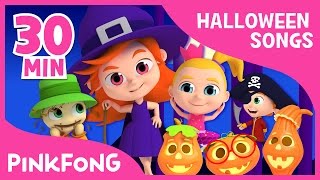 The Best Songs of Halloween   Compilation  PINKFONG Songs for Children [upl. by Ledairam]